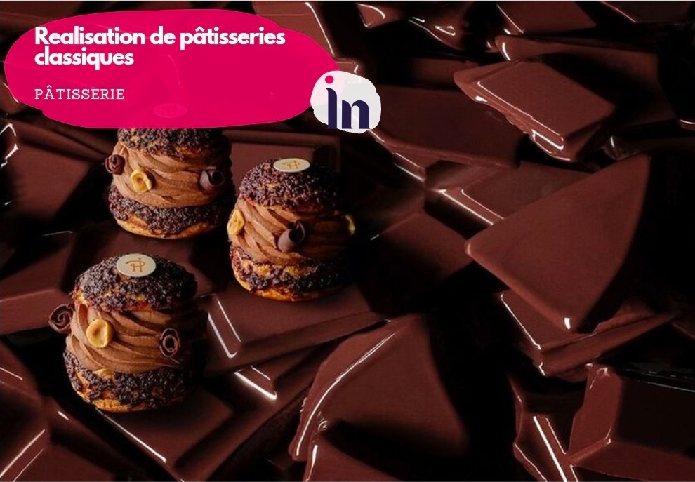Réalisation de pâtisseries classiques